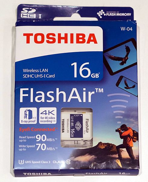 Testing Toshiba's Storage devices: FlashAir W-04, TransMemory U363